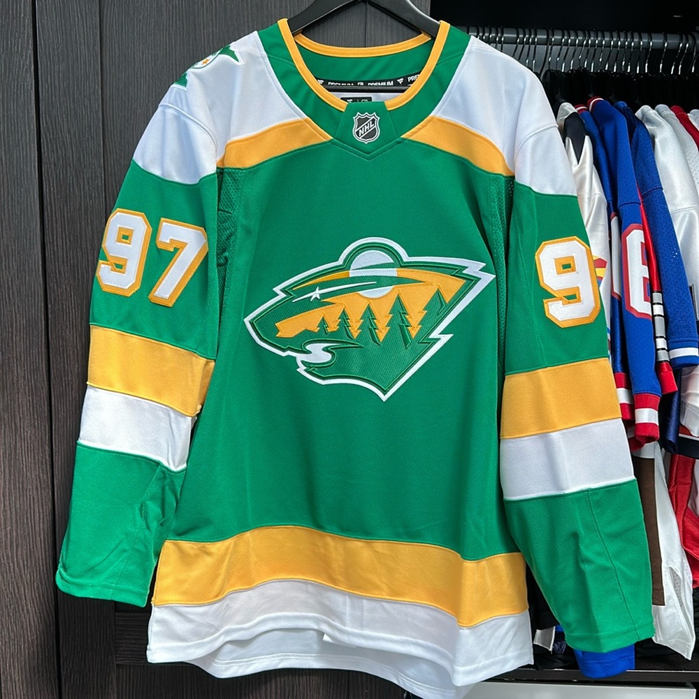 Kirill Kaprizov Minnesota Wild Fanatics Alternate Premium Jersey - Green